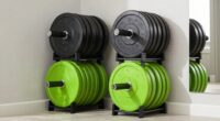 top small gym storage plates