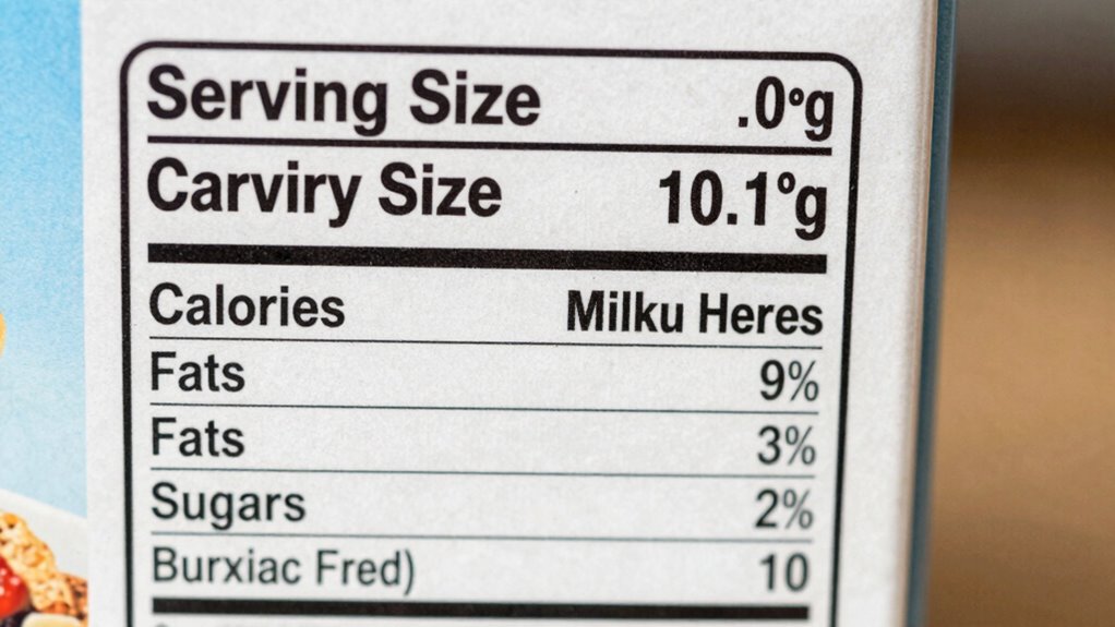 understand serving size labels