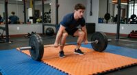 using deadlift crash pads