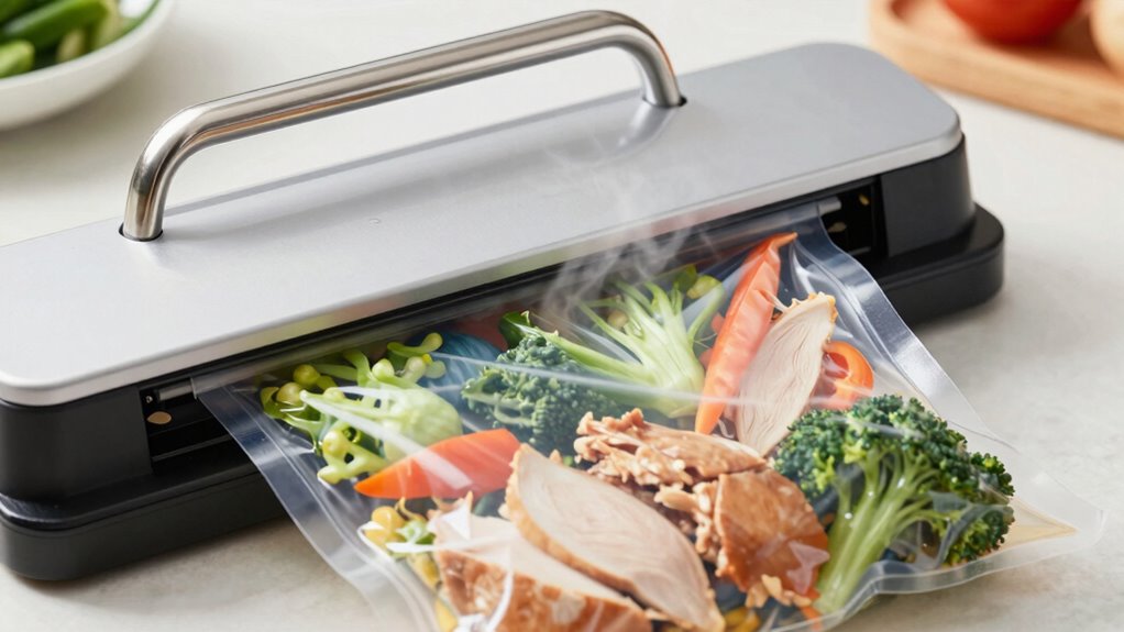 vacuum seals food effectively