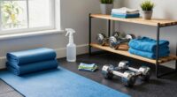 weekly home gym cleaning