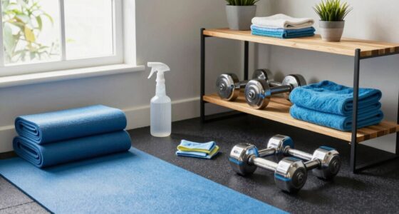 weekly home gym cleaning