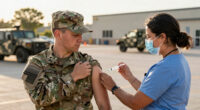 Military requiring flu vaccines for recruits as Air Force base deals with outbreak
