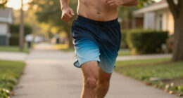 Athletic Works Men's Active Ombre Athletic Shorts (7" Inseam, 3 Colors) From $3.10
