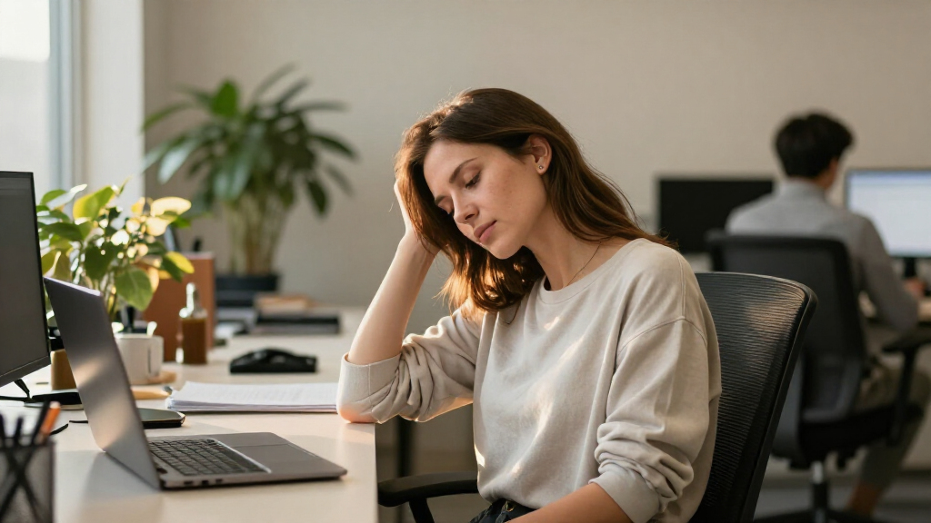 Three Of The Best Exercises For Tech Neck—and You Can Do Them All At Your Desk